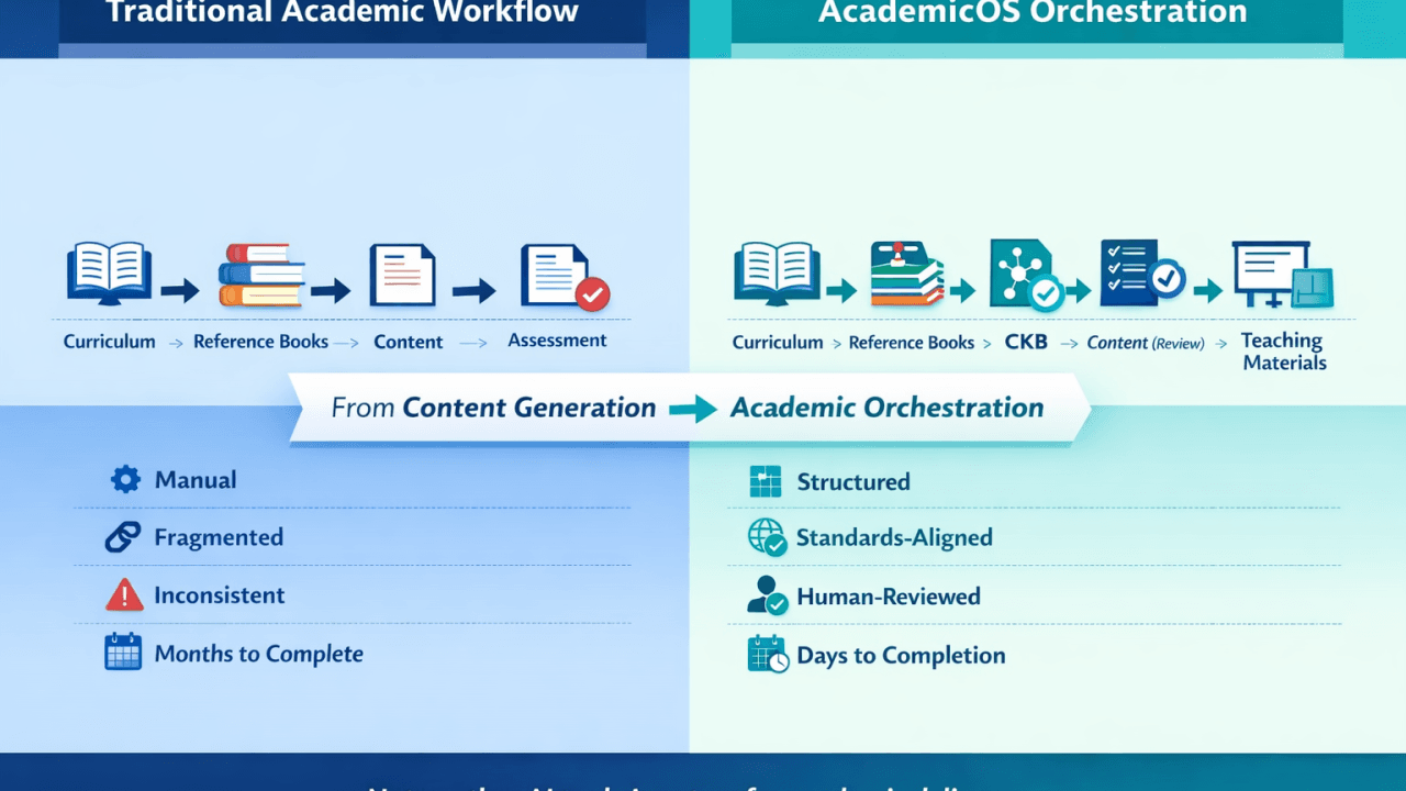 Not Another ChatGPT — Why AcademicOS Is a Shift to Academic Orchestration