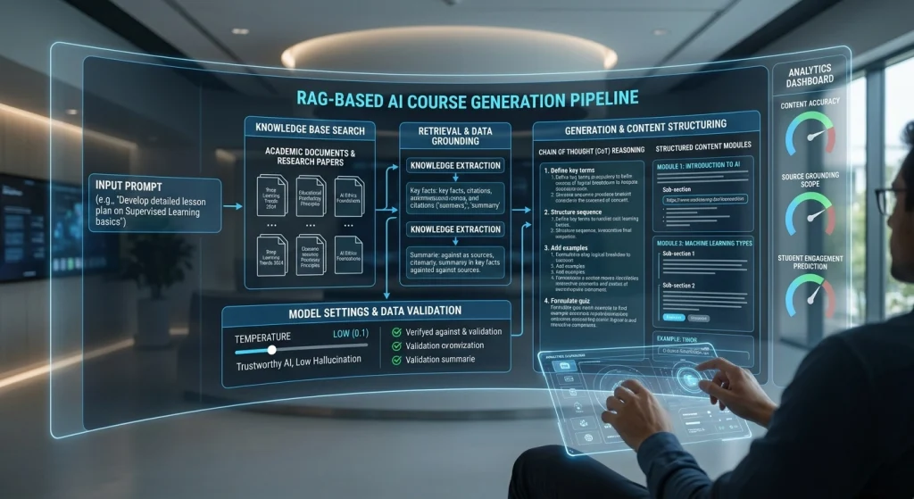 AI Assisted for AcademicOS: Building Trust with Hallucination-Free Course Creation 3 Implementing Human-Centric Safeguards